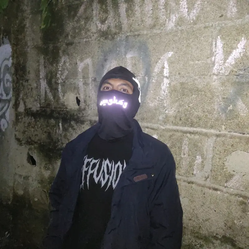 omgksg.legitimazed - ￼Masker Balaclava Uzi Reflektif Menyala / Masker Ninja / masker full face / y2k / masker Motor 3
