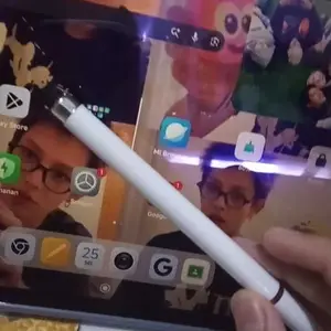 stylus pen microfiber warna gradient untuk layar sentuh kapasitif universal semua handphone dan tablet