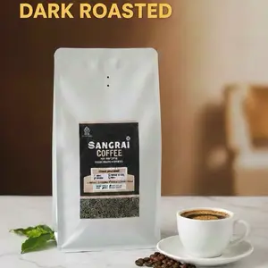 PROMO Robusta Wonosobo Natural Dark Roast 100% Asli Murni Biji & Bubuk Halus sedang kasar Pahit Hitam Coffee