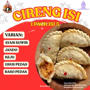 Cireng Isi Ayam Pedas/Jando/Keju/Baso/Usus isi 5 Pcs
