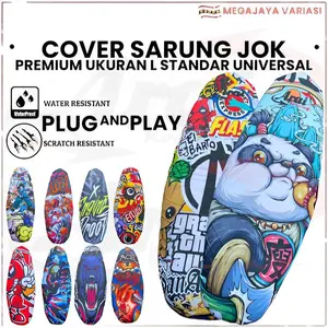 Sarung jok ARAI Full Print Cover jok motor anti cakar kucing waterproof anti rembes ukuran standar L beat scoopy vario mio soul xeon supra jupiter vega Universal MJ55