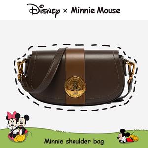 Beg Wanita, Siri Minnie Disney, Beg Pelana Kontras, Kapasiti Besar, Beg Bahu Rantai, Beg Silang Badan Kecil, untuk Wanita, [COD]