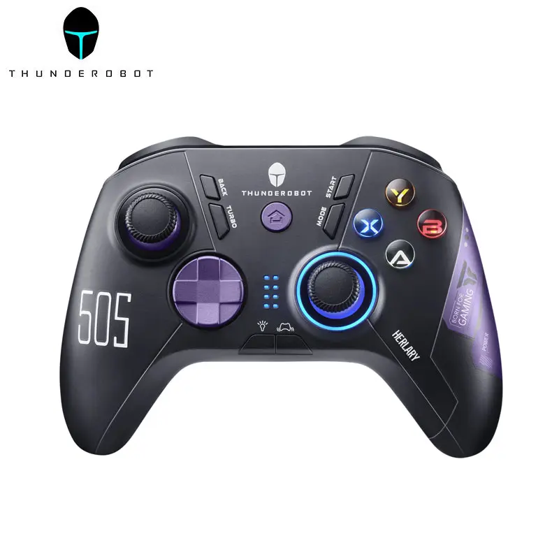 THUNDEROBOT G50S Wireless Gamepad Controller Hall Effect Joysticks & Triggers Tri-Mode Bluetooth 2.4G Kabel untuk Switch PC Tablet Smart TV 7