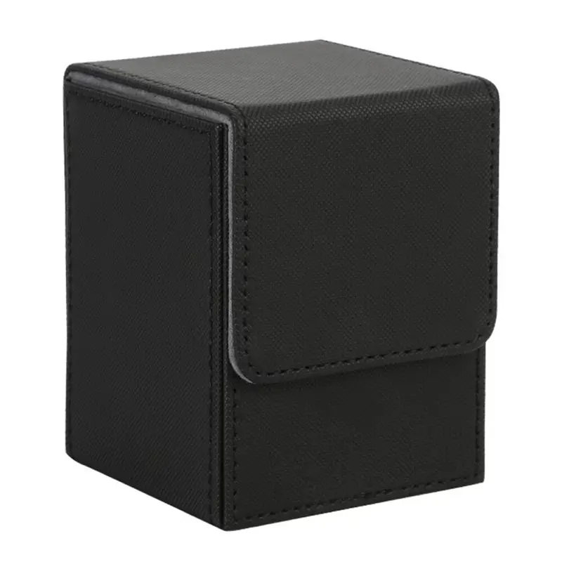 Premium kulit magnet TCG DECK storage box for TCG MTG /TCG POKEMON / TCG ONE PIECE dengan penutup magnet 3
