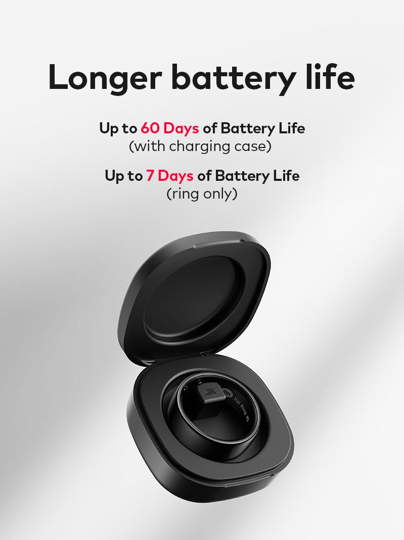 Product Introduction of 【QQEnglish Exclusive】itel Smart Ring | 24-Hour Health Monitor | Stainless Steel | 10 ATM Water Resistant | 60Days Battery 9