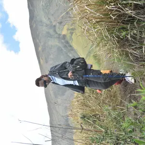 Trekking  HaoYang & Energi Antishock dengan Aksesoris Kaki Tongkat - Outdoor, Camping tracking pole