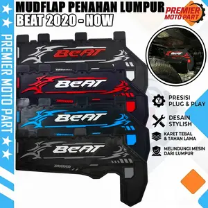MUDFLAP BEAT NEW DELUXE STREET ESP GEN 2 ABS CBS SCOOPY GENIO MUDLAP MUD FLAP FLAP KARET PENAHAN LUMPUR