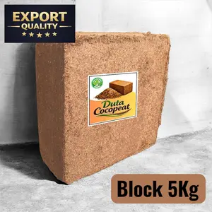 Cocopeat Block 5 Kg Media Tanam Organik Serbuk Halus Kelapa Super Alami Langsung Pabrik