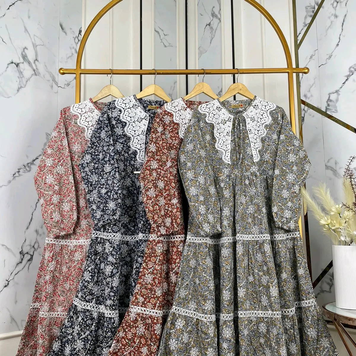 Dress Midi NAJWA untuk Acara Formal dan Non-Formal - Muslim, Wanita