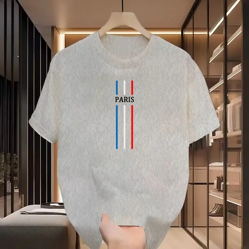 Kaos Paris List Distro Pria Keren Unisex HItam Katun Combed 24s 1