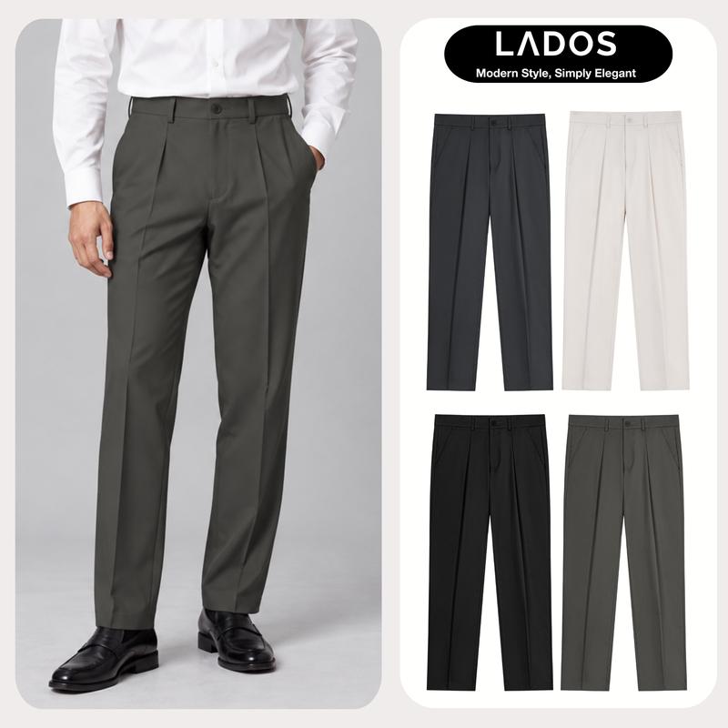 Quần Kaki Nam Form Suông LADOS -4206 Vải Mỏng Nhẹ Thoáng Mát, Quần Kaki Công Sở Trẻ Trung Đi Làm Đi Chơi
