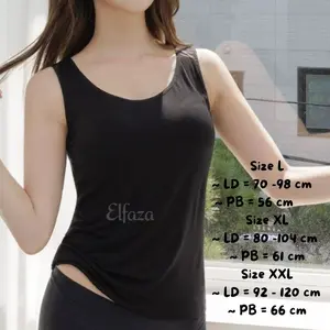 Tanktop wanita tali lebar sportswear singlet olahraga fitness premium Outdoor