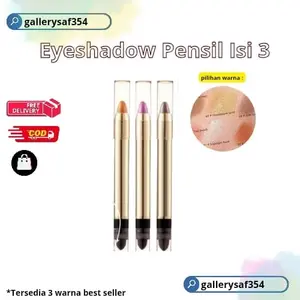 Paket 3 Warna Eyeshadow Pulas Mata /Eyeshadow Stik 3 Warna