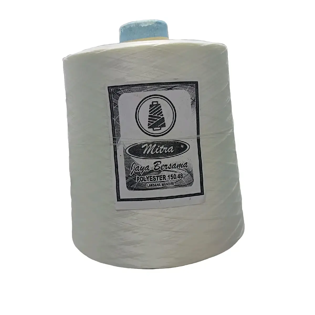 Benang obras polyster putih 150/48 (1KG)