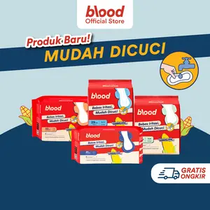 Blood Corn Pads - Pembalut Dari Jagung - Mudah Dicuci | Washable Pads - Bebas Gatal & Iritasi | 25cm, 29cm, 33cm, & 41cm