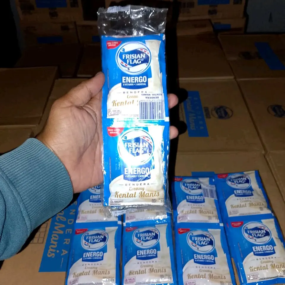 Frisian Flag Susu Bendera Sachet Kental Manis 5 Renceng 37g