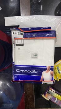 Product Review of (3pcs)Singlet Crocodile  Pria  Katun 801 V./ Kaos dalam  Cowok Putih./kaos dalam  Dewasa Remaja from t**8 0