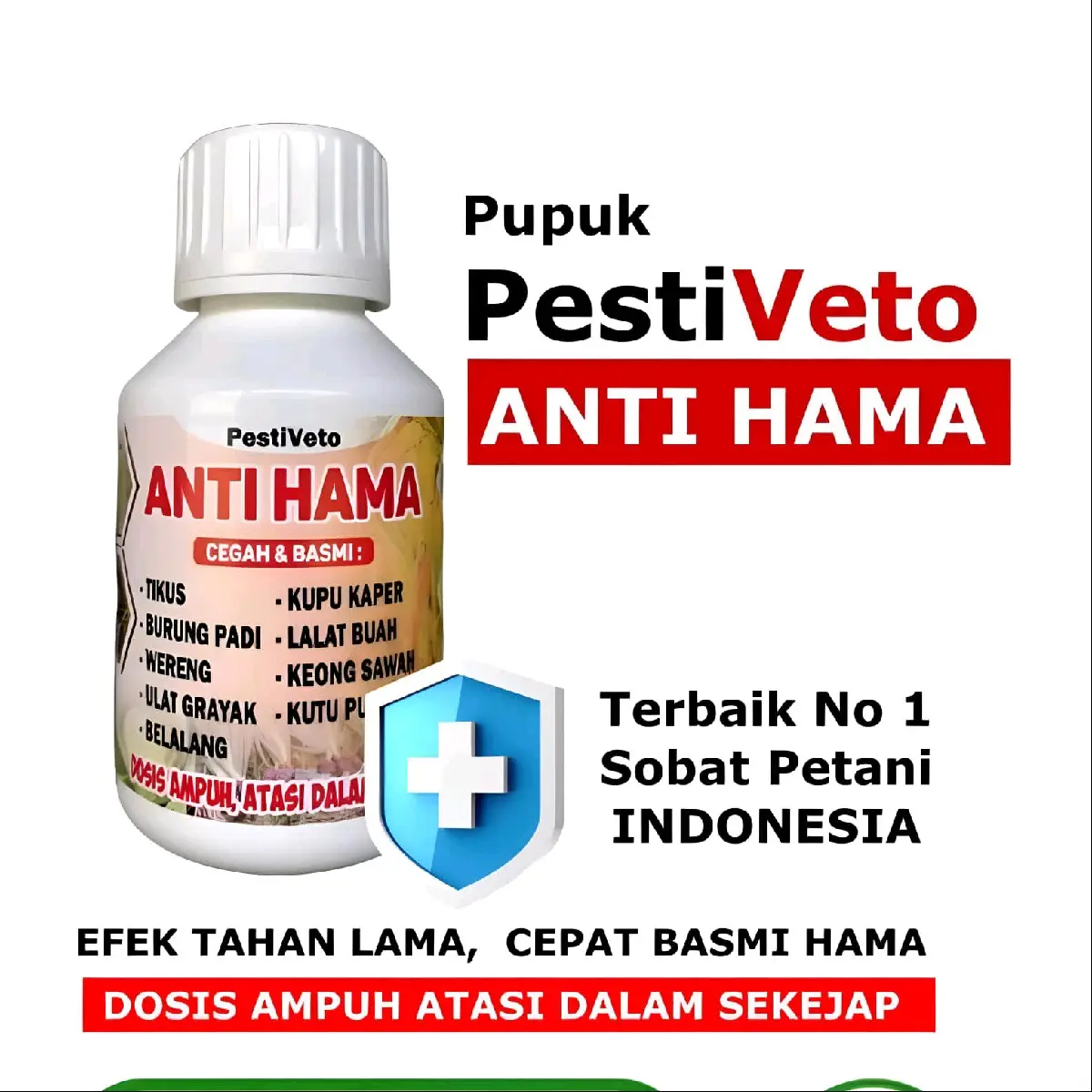 Pupuk PestiVeto Anti Hama Untuk Semua Jenis Tanaman