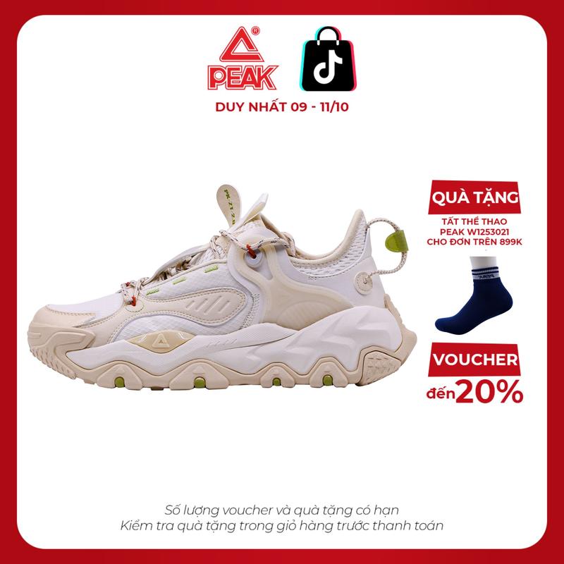 Giày thể thao thời trang Nam PEAK TAICHI-JOURNEY 2.0 PLUS E31871G Shoes Sneaker Đế Bằng