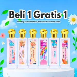Promo Beli 1 Gratis 1 Parfum Today Good Vibes Happiness Joyful Grateful Nice Day Coconut Kiss EDP 35ml Parfum Wanita Wangi Tahan Lama