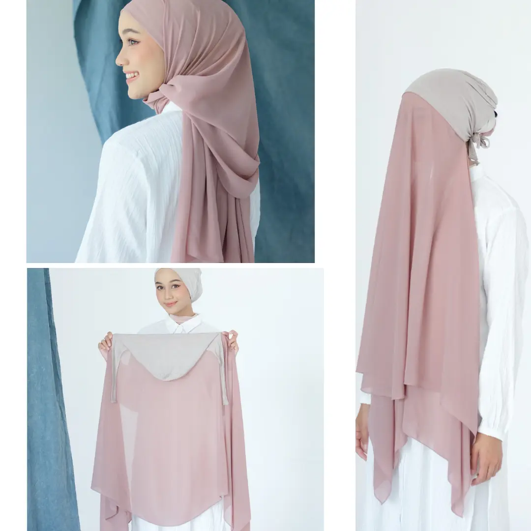 Pashmina Instan + Inner Cocok Untuk Yang Mau Stylish Tetap Simpel