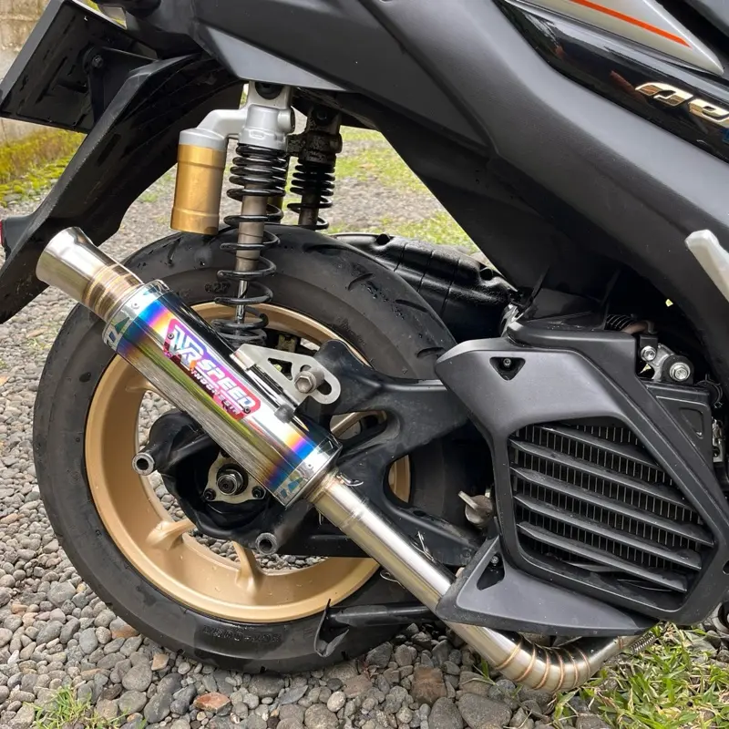 KNALPOT VR SPEED RACING SALEMBA VARIO NEW VARIO OLD AEROX NEW AEROX OLD RACING BERKULITAS DANA PELAJAR 5