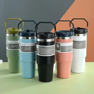 Termos Air Tumbler Handle Botol BPA FREE Vacuum Insulated Stainless Steel Premium Quality 900ml