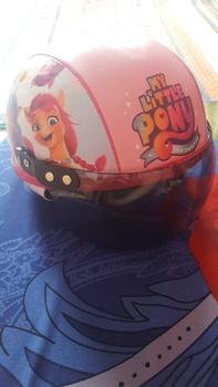 Product Review of HELM RETRO CHIPS ANAK CUSTOM NAMA KARAKTER LITTEL PONY UNTUK USIA 1 2 3 4 5 TAHUN LUCU from R**a 0