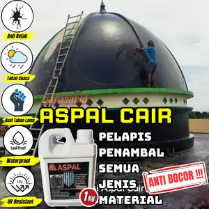 Lem Penambal Genteng Aspal Cair Anti Rembes Bocor Penambal Pelapis Semua Material Kemasan 1 Kg