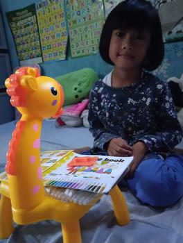Product Review of Meja Belajar Projector Painting Meja menggambar Anak Mainan Furniture Edukasi Melukis Mewarnai Anak SPEEDS 025-3 from r**i @**a 1