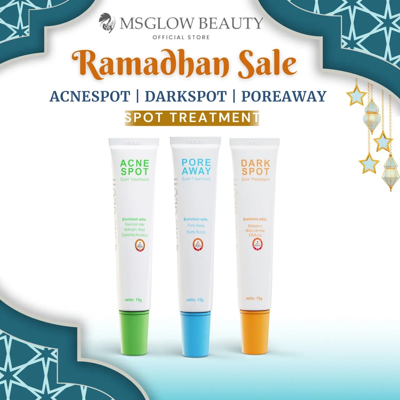 MS GLOW SPOT TREATMENT DARKSPOT / ACNE SPOT / POREAWAY
