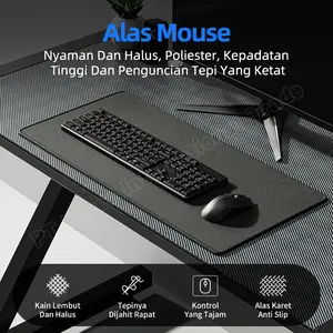 SBD03 Alas Mouse Ukuran Besar 70cm*30cm 4 warna anti selip lembut tebal diperbesar untuk bermain game dan kantor