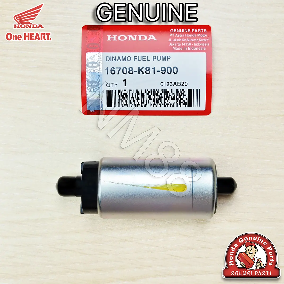 Rotak Dinamo Fuel Pump Rotak Pulpam BeAT eSP BeAT POP BeAT ECO Street Scoopy Donat eSP CB 150 Verza CRF Sonic Supra GTR Kualitas Original 16708-K81-900