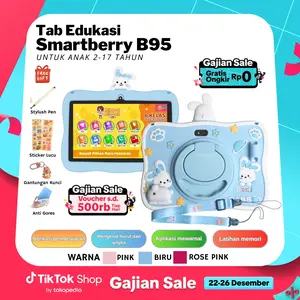 SMARTBERRY KIDS STUDY TAB B89 Plus / B93 / B95 tab 4/128GB / Tablet Anak / Tablet 7 Inch / Tablet PC / Tablet Android 13 / 4/128 GB / 2Camera Bluetooth