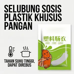 Selubung Sosis Plastik Khusus Pangan – Tahan Panas, Aman & Mudah Digunakan untuk Olahan Sosis Homemade!