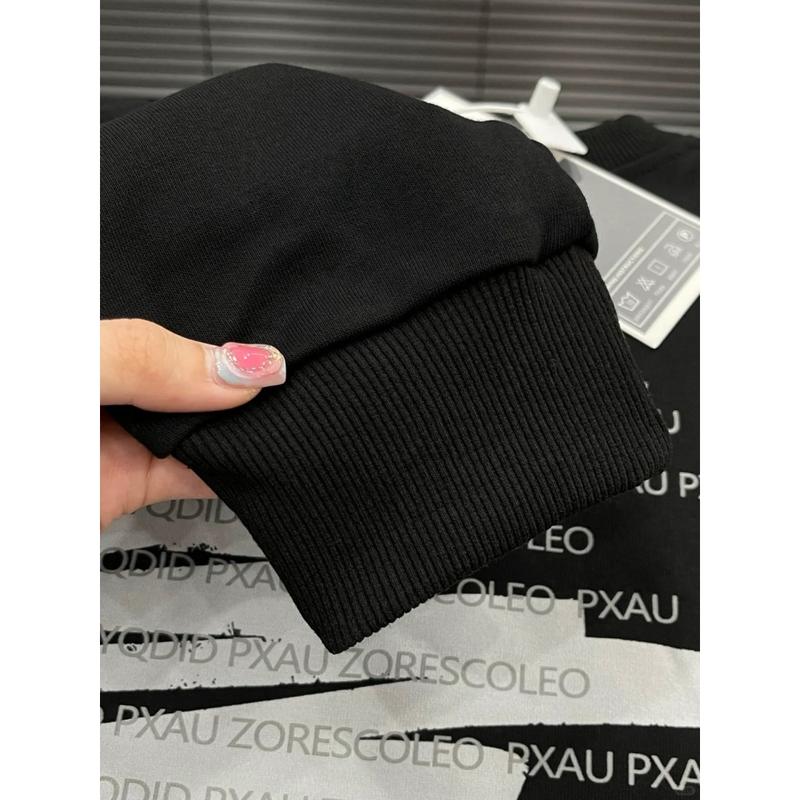 imut-imut Kirby baju atasan wanita terbaru couple pasangan Sweater panjang hitam/putih switer kaos lengan panjang 5