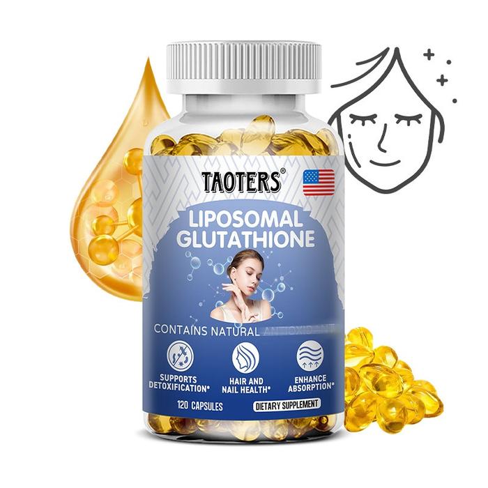 Promo Taoters Liposomal Glutathione Dietary Capsule Supplement - Vitamin C,  Collagen, Biotin - Supports Healthy Skin, Hair and Nails. Supports Immune  System Health. Supports Detoxification and Liver Health. - Included  Specifications: 30/60/120 -