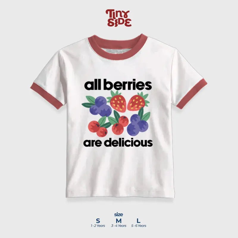 RINGER Series - Baju anak unisex Perempuan Laki Laki Kaos Lucu Keren anak cowo cewe umur 1 - 6 Tahun Cowok 6