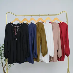 Pita Blouse Rayon Oversize Atasan Wanita Bigsize XL  XXL XXXL 5L 110 120 130 140 Lengan Panjang Size Jumbo by C&C Store