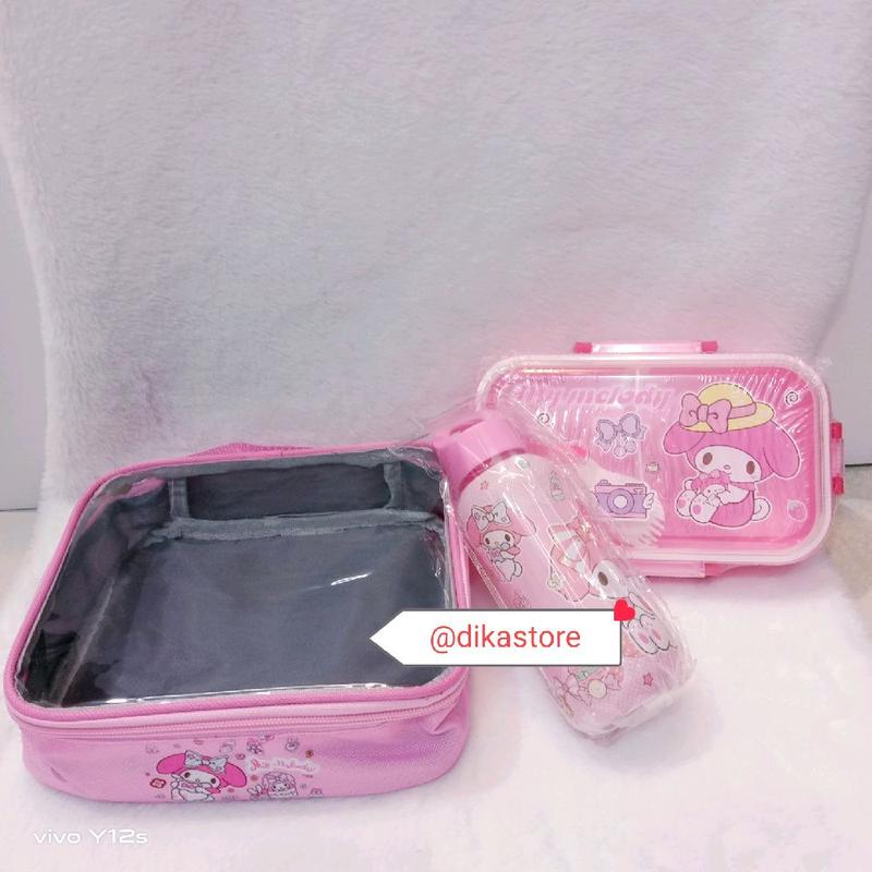 Tempat Makan Set/Lanch Box Set /Tempat Bekel Set/Lanch Box Set Karakter Kitchenware 6