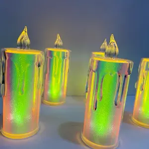 Lilin elektrik/ lilin malam kudus bahan akrilik