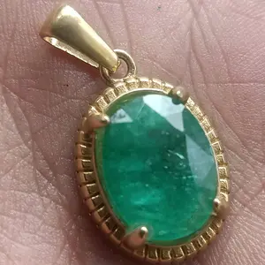 Kalung Cantik natural zamrud Colombia