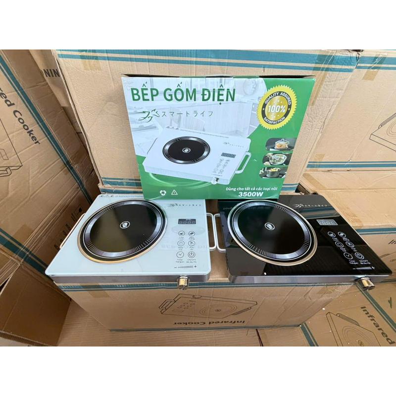 Bếp hồng ngoại cảm ứng, không kén nồi, đa chức năng công suất 3500w . Tiện lợi thích hợp cho mọi gia đình .