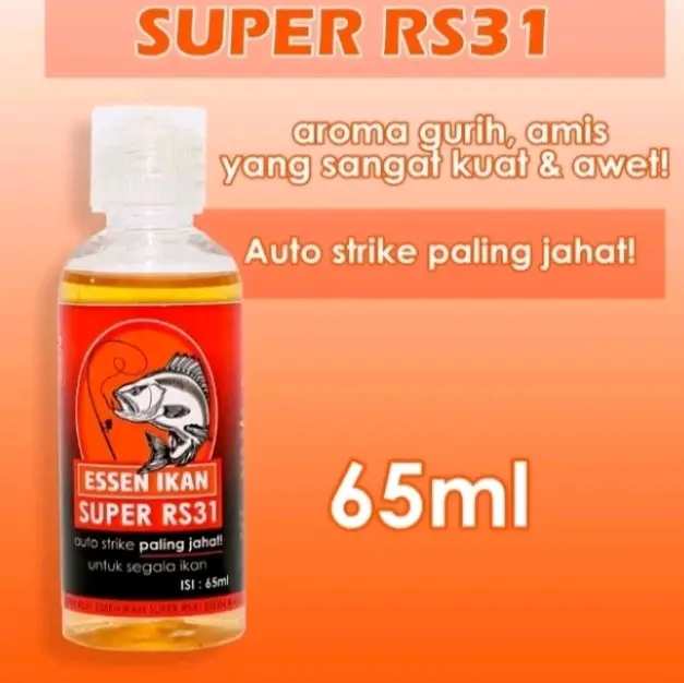 Essen RS31 Super Original Essence Pancing Aroma Amis Gurih 5x Lebih Cepat Strike Untuk Semua Jenis Ikan Umpan 1