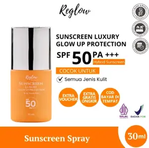 Reglow Skincare Suncreen Luxury Glow Up Proctection SPF 50 PA++ By Dr Shindy Putri