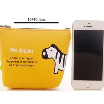 DK003 Dompet Koin Zebra dan Elephent / Coin Wallet 1