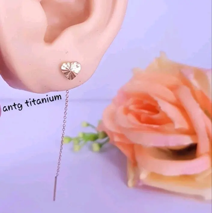 Anting Titanium Juntai style Korea, anting wanita 5