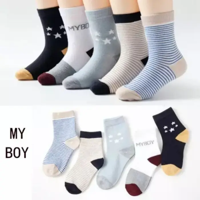 10 Pasang Kaos Kaki  Fashion  Anak SD Motif Karakter Lucu