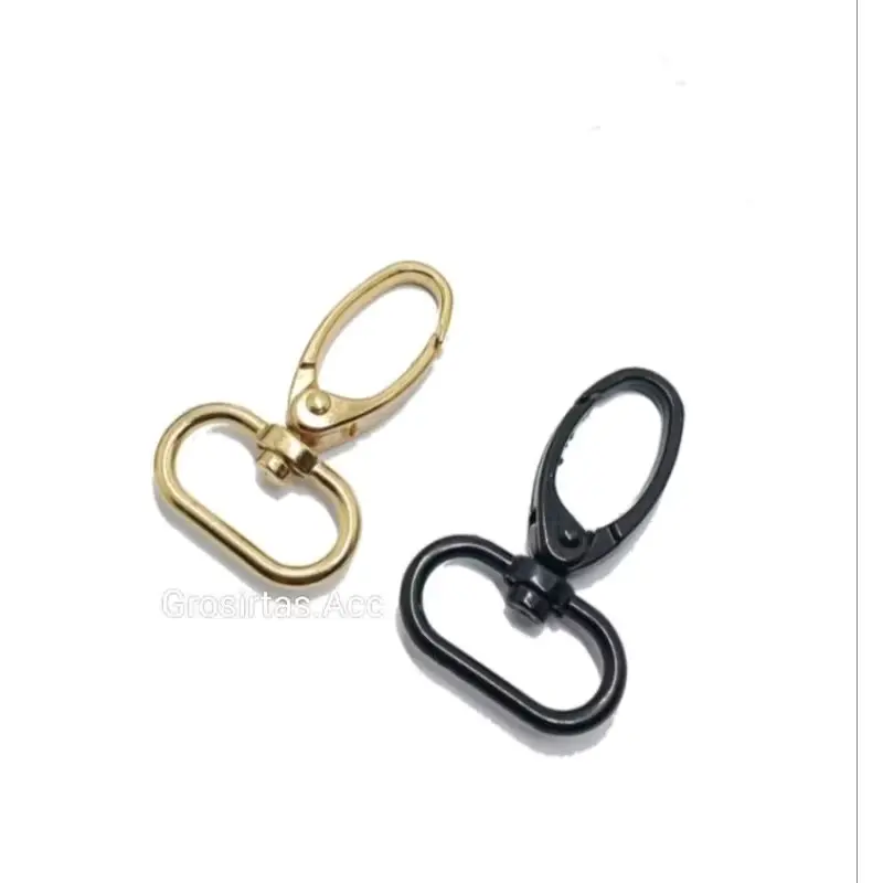 (2 pcs )Pengait Tas Hook Putar model Paus L 2 cm Tebal Premium 4