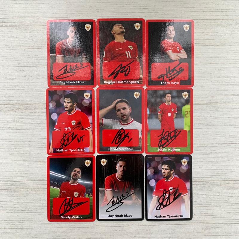 Kartu Foto Timnas Indonesia Model Terbaru - Dukungan Terhadap Timnas Indonesia - Cards 7